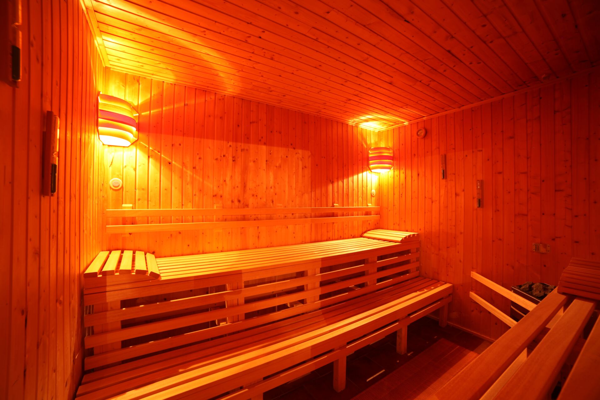 Unsere Sauna im Gästehaus am schmalen See